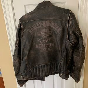 Harley Davidson leather riding jacket